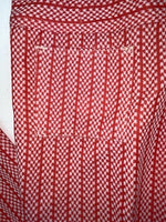 New Vintage Red Checkered Panhandle Slim Polyester Pants #8042 ZZ-70