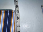 New Vintage Blue And Brown Striped Fenton Polyester Pants #656 SS-76