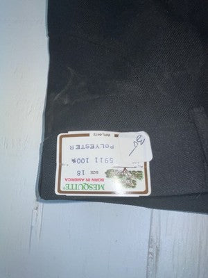 New Vintage Black Mesquite Polyester Pants #5911 3A-4