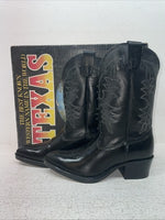 New Kids Black Texas Brand Cowboy Boots. C 2500 13.5 13 1/2 D. 23-69
