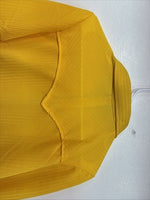 New Women’s H Bar C Yellow Half Zip Long Sleeve Shirt Large TT-130