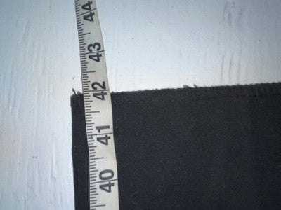 New Vintage Black Western Girl Polyester Pants #77 SS-70