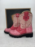 New Kids Pink Ariat Cowboy Boots. 32500 Y 3 M. 22-29