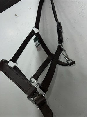 New Tough 1 Genuine Leather Brown Draft Halter #44-9500 W-48
