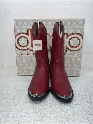 New Children’s Red Dingo Cowboy Boots. C 2107 1 D. 23-97