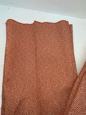 New Vintage Oranges Checkered Panhandle Slim Polyester Pants #1212 ZZ-79