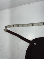 New Burgundy Cowboys Show Chaps With Fringe Adjustable Waist 32” N-45