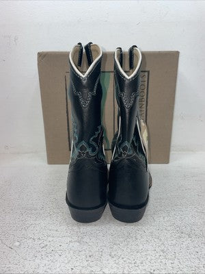 New Kids Black Smoky Mountain Cowboy Boots. 3343 C 3. 22-7 