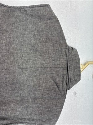 New Women’s Cowboy Threads Gray Sleeveless Button Up Size Small TT-60 
