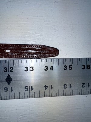 New Brown Genuine Leather Beaded 30” Belt JJ-159