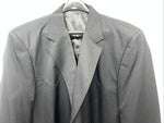 New Men’s Circle S Black Suit Jacket 56L #25832 S-610
