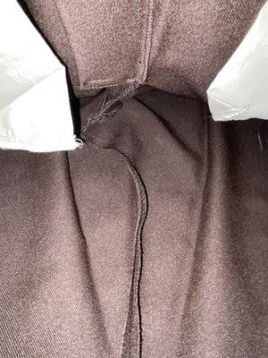 New Vintage Brown H Bar C Polyester Pants #477 3A-38