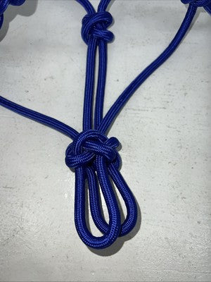 New Tough 1 Blue Knotted Rope Training Halter #50-1090 G-506