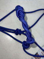 New Tough 1 Blue Knotted Rope Training Halter #50-1090 G-506