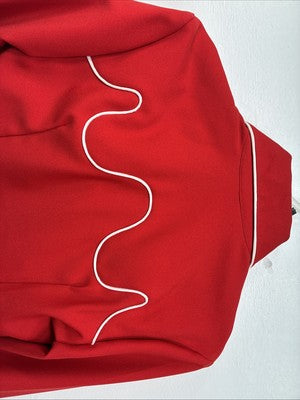 New Women’s Dickson Jenkins Red Long Sleeve Button Up Size 34 MM-97