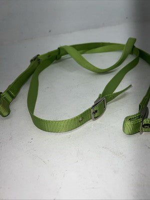 New Congress Leather Nylon Green Browband Headstall #8830 Y-2