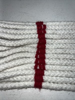 New Tough 1 Red White Mohair 24” Cinch #59-8938 BB-2