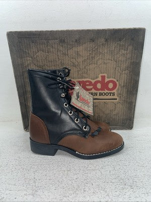 New Kids Brown Laredo Cowboy Boots. C 2871 13 D. 23-37