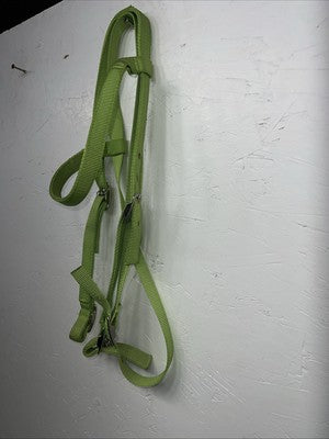 New Congress Leather Nylon Green Browband Headstall #8830 Y-2