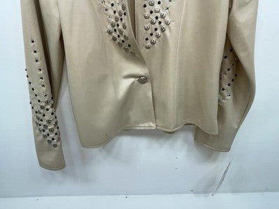 New Women’s Brown 1849 Authentic Ranchwear Long Sleeve Button Up Shirt M 3B-112