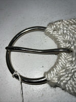 New Star Rider White Brown Mohair 24” Cinch #102 BB-6