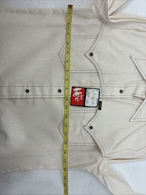 New Women’s Lee Tan Long Sleeve Western Pearl Snap Size 11 YY-91 