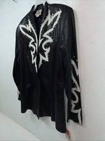 New Women’s Black 1849 Authentic Ranchwear Western Show Jacket Large UU-67
