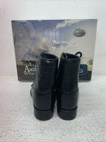New Kids Black Lace Up Old West Cowboy Boots. 5110 13.5 13 1/2. 23-81