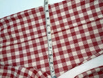 New Vintage Red Plaid Panhandle Slim Polyester Pants #1230 SS-101