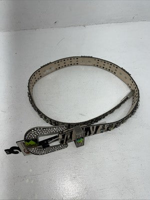 New Nocona Genuine Leather Zebra Bling Belt Medium #N1330999 W-13