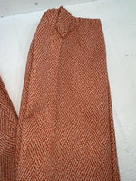New Vintage Oranges Checkered Panhandle Slim Polyester Pants #1212 ZZ-79