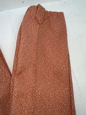 New Vintage Oranges Checkered Panhandle Slim Polyester Pants #1212 ZZ-79