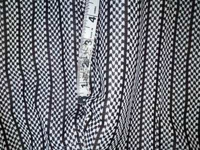 New Vintage Black And White Checkered Panhandle Slim Polyester Pants #8042 SS-53