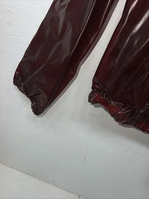 New Women’s Red Vintage Roller Disco Raincoat XL #42000 UU-9