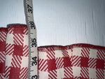 New Vintage Red Plaid Panhandle Slim Polyester Pants #1230 SS-101