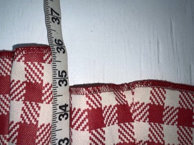 New Vintage Red Plaid Panhandle Slim Polyester Pants #1230 SS-101
