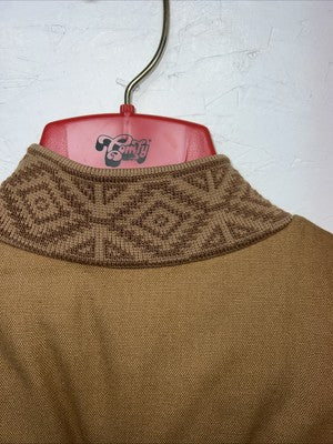 New Men’s Brown Comfy Winter Jacket #05354 Small RR-24