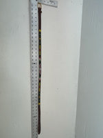 New Brown Genuine Leather Beaded 34” Belt Z-121