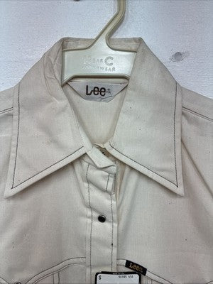 New Women’s Lee Tan Long Sleeve Western Pearl Snap Size 11 YY-91 