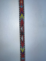 New Black Genuine Leather Beaded 32” Belt Z-36