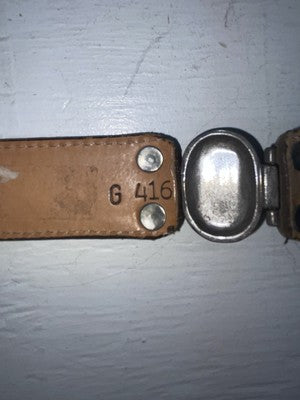 New Brown Genuine Leather Nocona Hinge 32” Belt #416 JJ-117