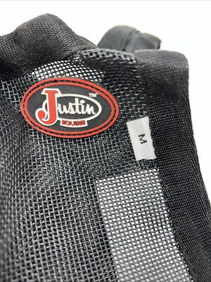 New Black Justin Medium No Ear Horse Fly Masks G-500