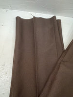 New Vintage Brown H Bar C Polyester Pants #477 3A-38