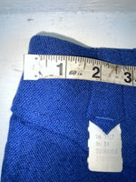 New Vintage Blue Western Girl Polyester Pants #3417 VV-41