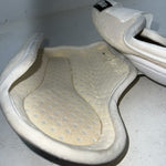 New Professionals Choice White Vented English Splint Boots #VSPB100 HH-23