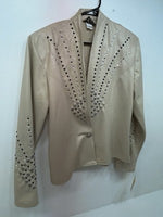 New Women’s Brown 1849 Authentic Ranchwear Long Sleeve Button Up Shirt M 3B-112