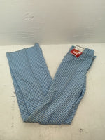 New Women’s Vintage Blue Checkered Lee Polyester Pants #2652644 NN-151