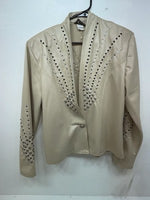 New Women’s Brown 1849 Authentic Ranchwear Long Sleeve Button Up Shirt M 3B-112