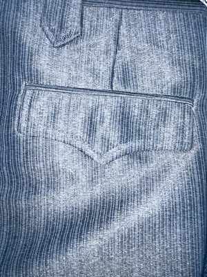 New Vintage Gray Circle S Polyester Pants OO-17