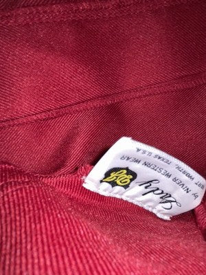 New Vintage Red Dickson Jenkins Polyester Pants #5534 XX-43